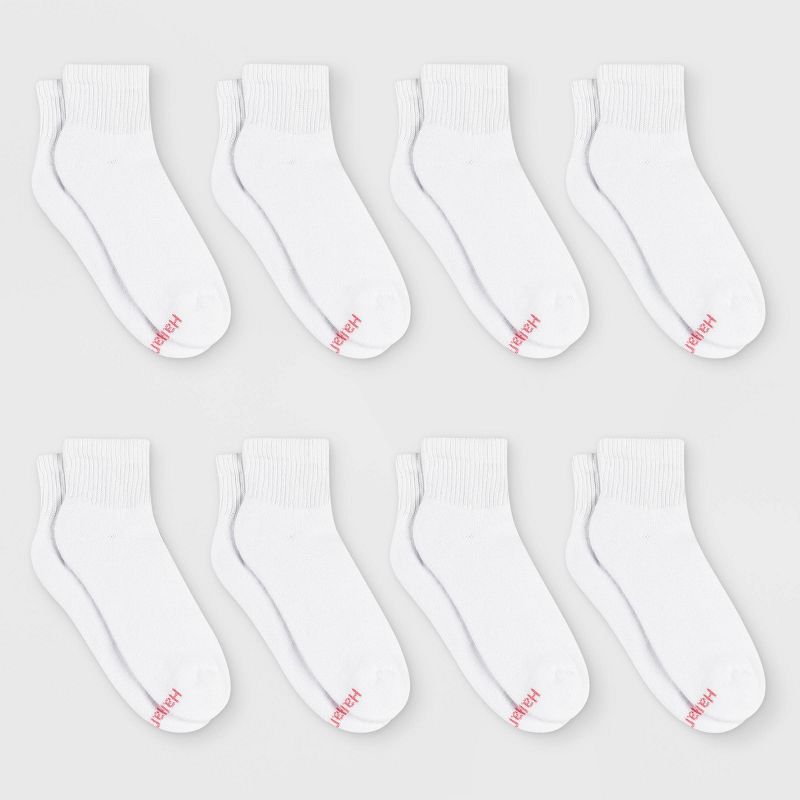 Hanes Premium Women's Cushioned 6+2 Bonus Pack Ankle Socks - 5-9, 1 of 4