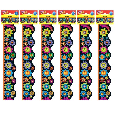 TREND Gears Terrific Trimmers®, 39 Feet Per Pack, 6 Packs