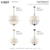 Livex Lighting Cartwright 6 - Light Pendant in  Antique Brass - 3 of 4