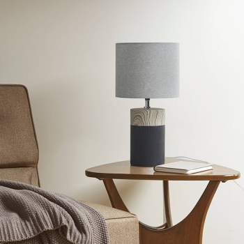 Nicolo Ceramic (Includes LED Light Bulb) Table Lamp Black - 510 Design
