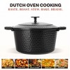 Gotham Steel 5QT Hammered Dutch Oven Ceramic Nonstick Lightweight Self Basting Lid - 3 of 4