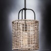 Urban Ambiance Luxury Bohemian Pendant 12.625''H x 8''W,  Midnight Black Finish,  Taree Collection, UHP3962 - 4 of 4