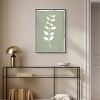 Art Remedy Linen Leaf Screen Minimalistic Botanical and Floral Art Prints Framed - 2 of 4