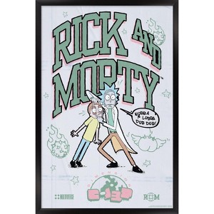 Trends International Rick And Morty: Bodega - Wubba Framed Wall Poster Prints - 1 of 4