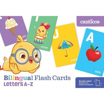 Bilingual Flash Cards: Letters A-Z - by  Susie Jaramillo (Board Book)