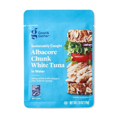 Albacore Chunk White Tuna in Water - 2.6oz - Good &#38; Gather&#8482;