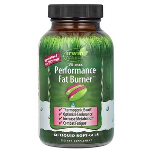 Irwin Naturals V02 Max, Performance Fat Burner, 60 Liquid Soft-Gels - 1 of 2