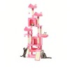 75 Inches Indoor Cat Tree Tall Cat Tower For Large Cats 20lbs Cat Condo Pink Cat Tower - 2 of 4