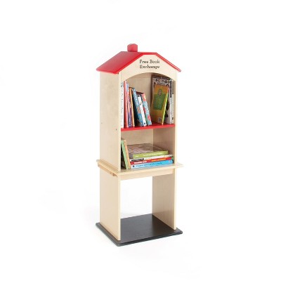 Birch 42" Tall Kids' Book Stand with 3 Shelves