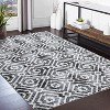 Acekool Washable Area Rug, Modern Geometric Non-Slip Soft Low Pile Stain Resistant Carpet for Living Room Bedroom, Easy Care - 3 of 4