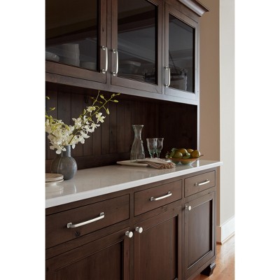Satin Nickel 6-5/16 Inch Cabinet Drawer Pull Handle