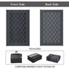Outdoor Rug Patio Waterproof, Foldable Reversible Outdoor Plastic Straw Rug Trellis Mat for Camper Outside Carpet - 4 of 4