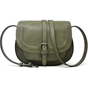 Crossbody Bags for Women,Small Saddle Purse and Boho Cross Body Handbags,Vegan Leather - 1 of 4