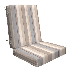 Honeycomb Outdoor Highback Dining Chair Cushion - 1 of 4