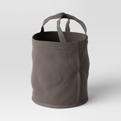 Photo 1 of 16oz Canvas Gardening Bin Gray - Smith  Hawken