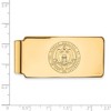 Black Bow Jewelry 14k Yellow Gold Plated Sterling Silver Georgia Tech Yellow Jackets NCAA Money Clip - image 2 of 3