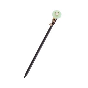 Unique Bargains Hair Chopstick Black Green 1 Pc - 1 of 4