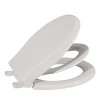17" Round Toilet Seat with Toddler Seat Built in - for Adult & Child, with Soft-Close Lid, Safe PP Material, Easy Installation & Release, Biscuit - 4 of 4