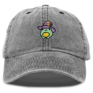 Dalix Sorcerer Frog Embroidered Cap Cotton Baseball Cute Cool Dad Hat Womens - 1 of 4