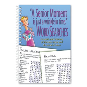 A Senior Moment Is Just a Wrinkle in Time Word Searches - by  Product Concept (Spiral Bound) - 1 of 1