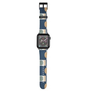 Sheila Wenzel-Ganny Cool Color Palette Pattern 42mm/44mm Black Apple Watch Band - Society6 - 1 of 3