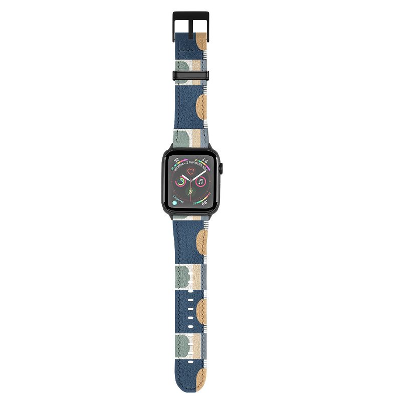 Sheila Wenzel-Ganny Cool Color Palette Pattern 38mm/40mm Black Apple Watch Band - Society6, 1 of 4