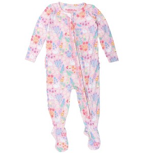 Girls Sweetie-saurus One Piece Footie Pajamas by RuffleButts