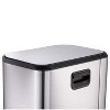 13 Gallon Stainless Steel Trash Can with Lid – Hands-Free Pedal Garbage Bin, Smudge & Fingerprint Resistant, for Kitchen, Bathroom - 4 of 4