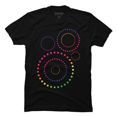 Adult Design By Humans Pride Inclusion Rainbow Circles By SpiritofWonderland T-Shirt