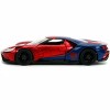2017 Ford GT "Spider-Man" Theme "Marvel" Series 1/32 Diecast Model Car by Jada - 3 of 4