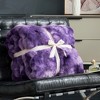 Cozy Bliss Faux Fur Throw Blankets, Plush Fuzzy Soft Thick Bubble Blanket for Sofa, Bedroom, Living Room - 4 of 4
