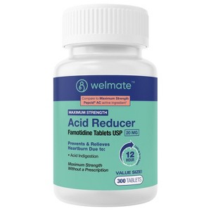 WELMATE Acid Reducer Famotidine 20mg Tablets 300ct - 1 of 4