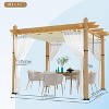GustoWave 10x10 FT Outdoor Pergola Gazebo for Patio, Backyard, Garden - 2 of 4