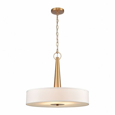 Elk Home Leo 4 - Light Pendant in  Brushed Gold