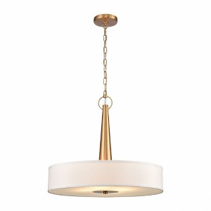 Elk Home Leo 4 - Light Pendant in  Brushed Gold - 1 of 3