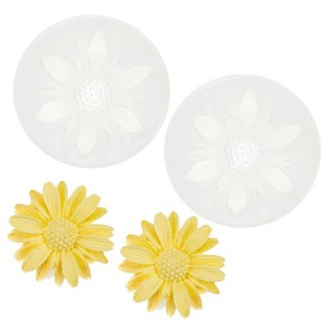 Unique Bargains Sunflower Silicone Polymer Clay Fondant Template for Air Dry DIY Candy - 1 of 4