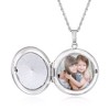 Ross-Simons Sterling Silver Compass Locket Pendant Necklace With Sapphire Accent - 3 of 4