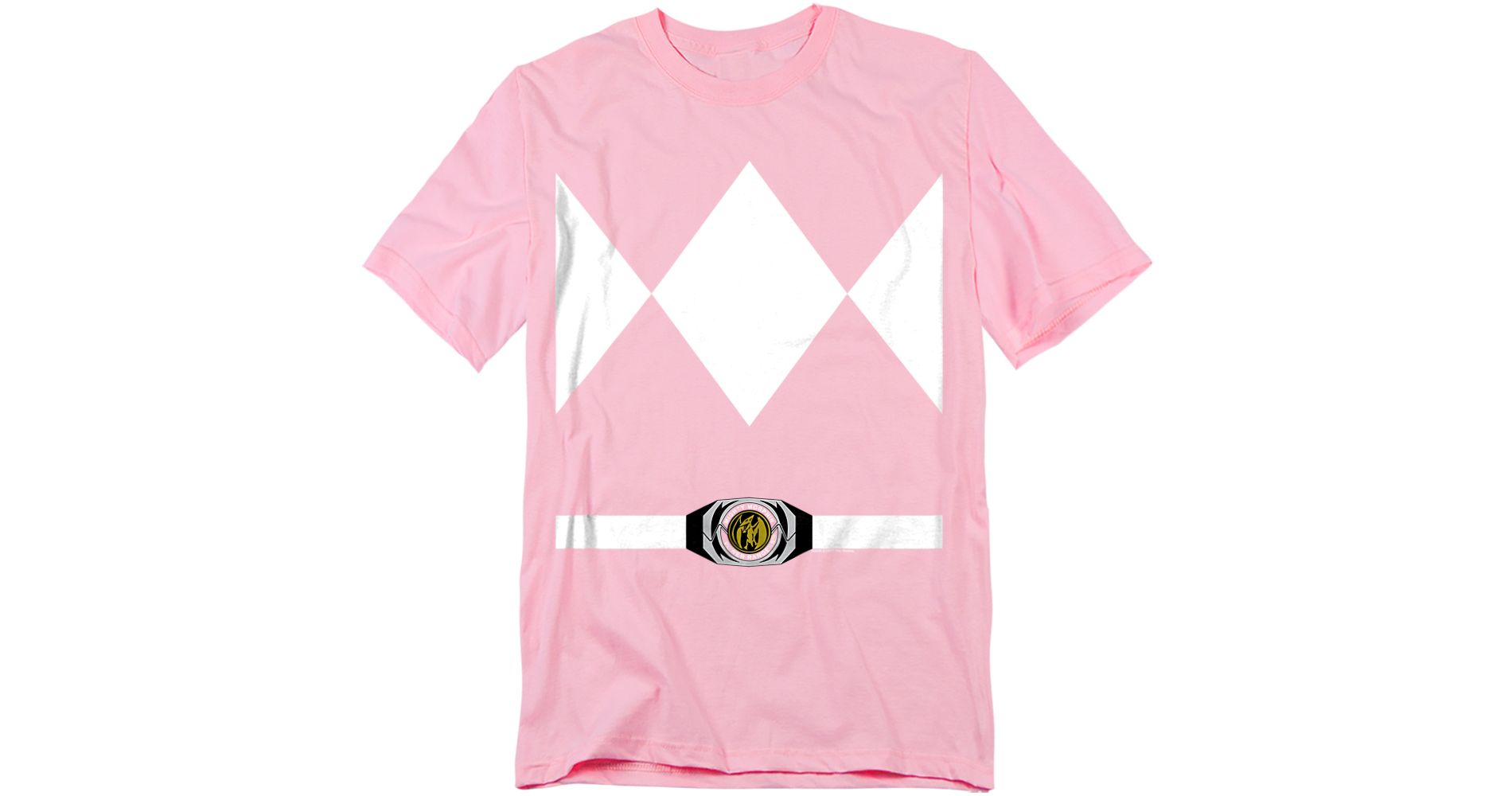 Men's Power Rangers Pink Ranger Uniform T-Shirt