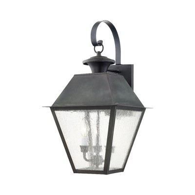 Livex Lighting Mansfield 2 - Light Wall Light in  Charcoal