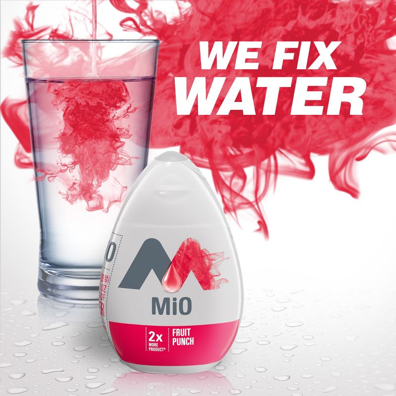 MiO Fruit Punch Liquid Water Enhancer - 3.24 fl oz Bottle, 3 of 10