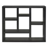 7 Cube Open Shelf Bookcase, Wood Display Cabinet with Shelves Modern Farmhouse Bookshelf Low Bookcase for Library, Entryway, Living Room - 3 of 4