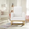 COZONY Nursery Rocking Chair - Upholstered Glider Rocker Recliner with Side Pocket for Living Room, Bedroom, Nursing - 2 of 4