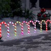 Orchestra of Lights 8 LED Color-Changing Pathway Stakes Candy Cane - 2 of 4