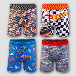 Boys' Hot Wheels 4pk Boxer Briefs - 1 of 4