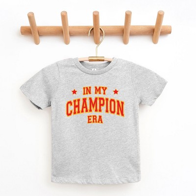 The Juniper Shop Red In My Champion Era Toddler Short Sleeve Tee