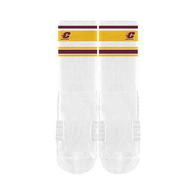 NCAA Central Michigan Chippewas  Adult Retro Crew Socks - M/L