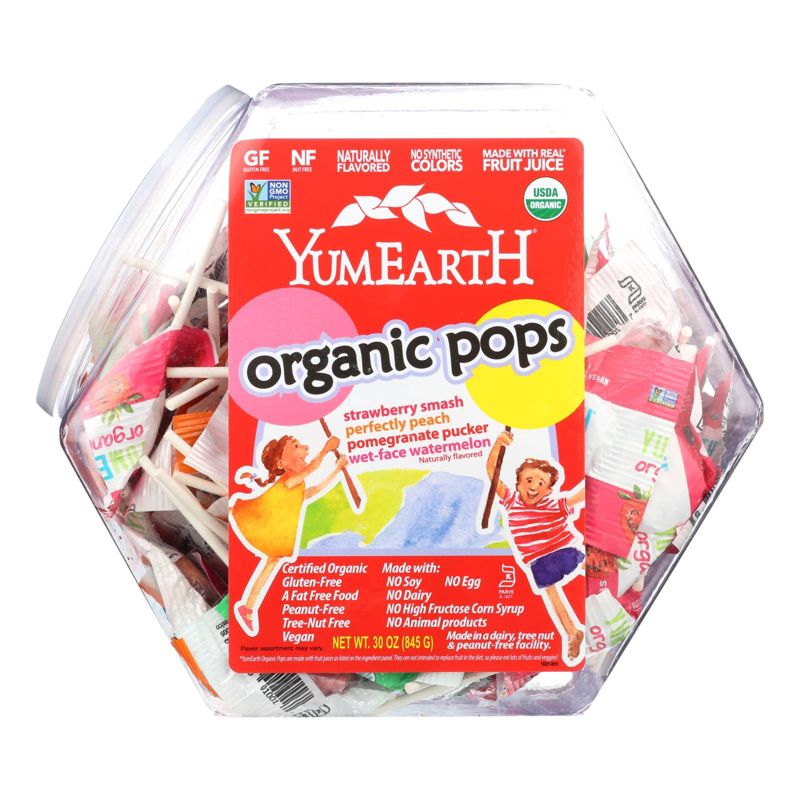 Yumearth Organic Pops Assorted Flavors - 30 oz, 1 of 7