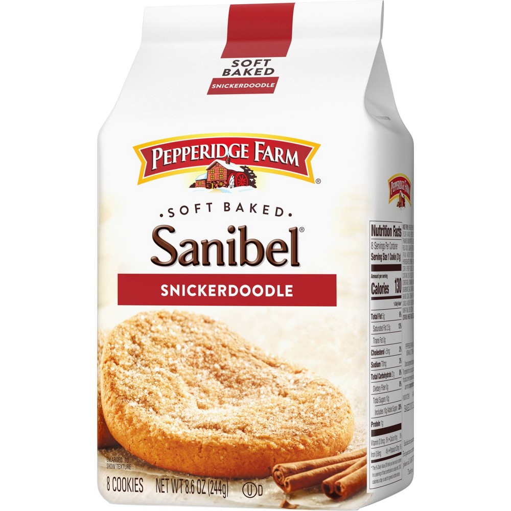 UPC 014100084709 product image for Pepperidge Farm Snickerdoodle Soft Baked Sanibel Cookies - 8.6oz | upcitemdb.com