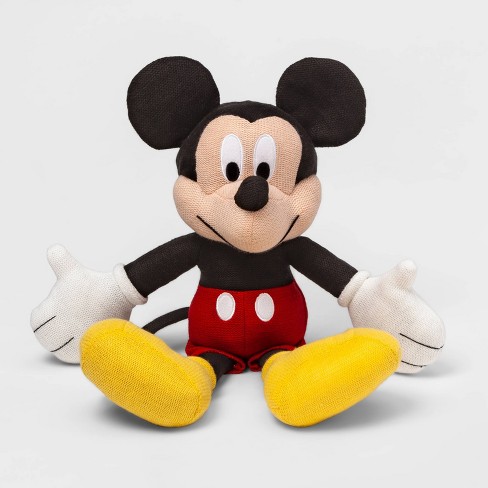 Mickey Mouse Friends Mickey Mouse Buddy Knit Throw Pillow Red