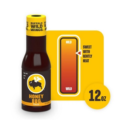 Buffalo Wild Wings Honey BBQ Sauce, 12 fl oz (Pack of 2)